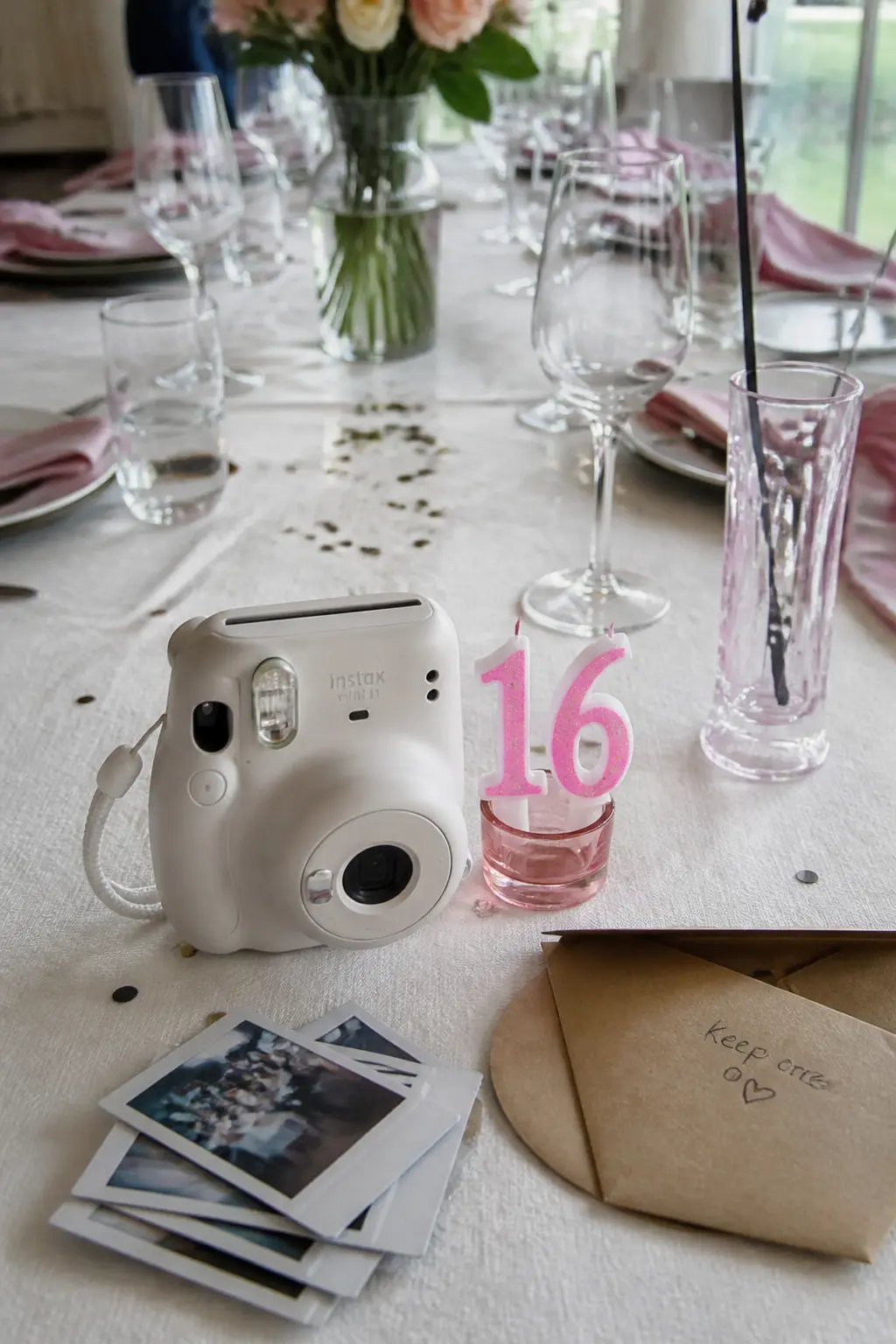 Instant Camera Left on the Table