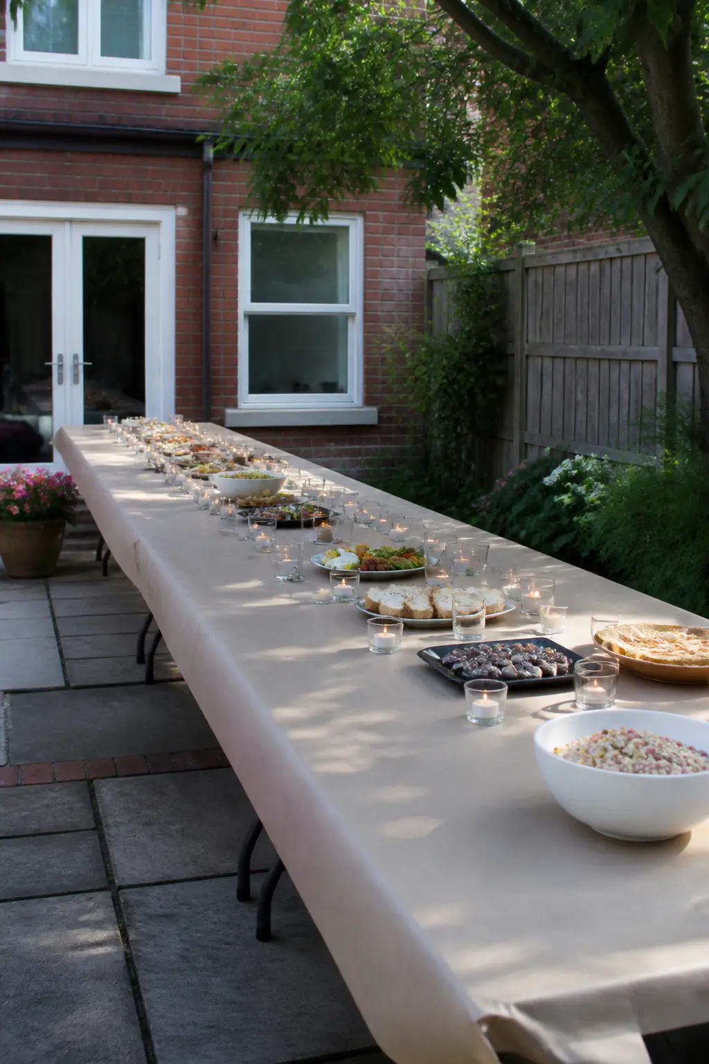Long Tables Borrowed From Neighbours