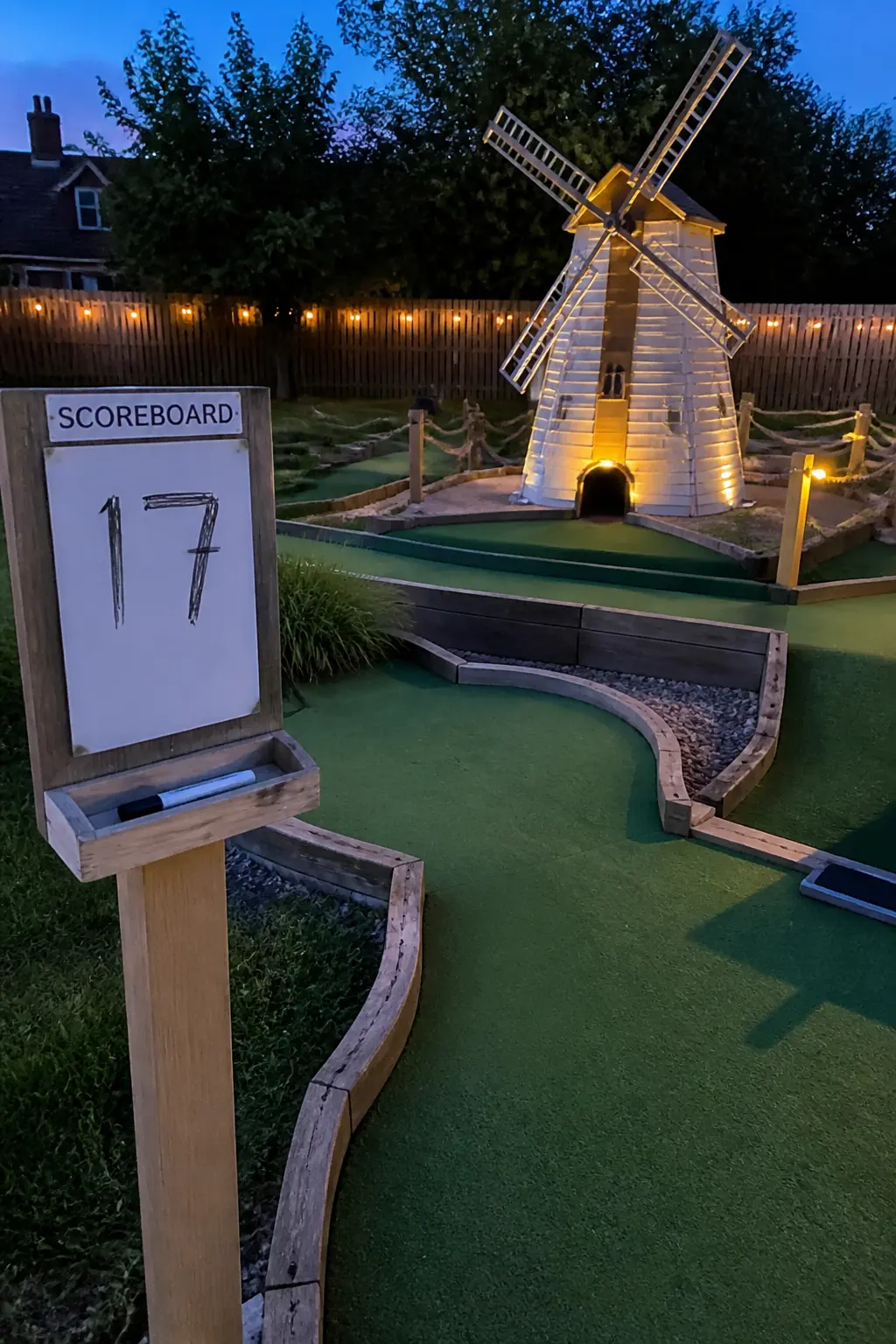Crazy Golf Then Dinner
