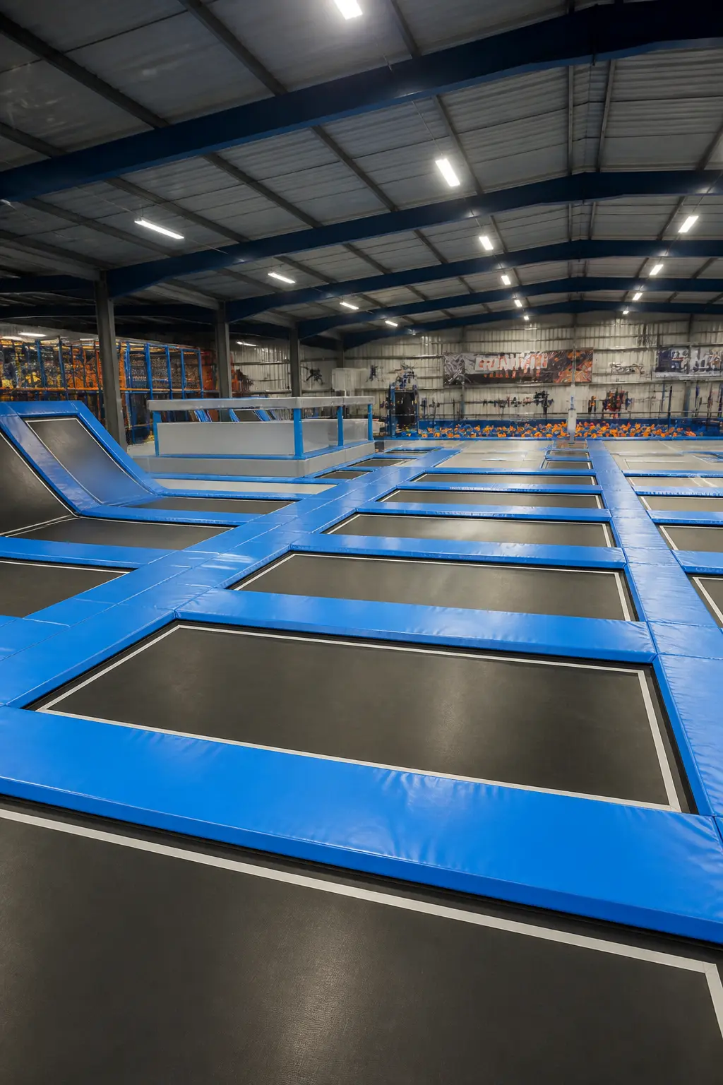 Trampoline Park Then Home