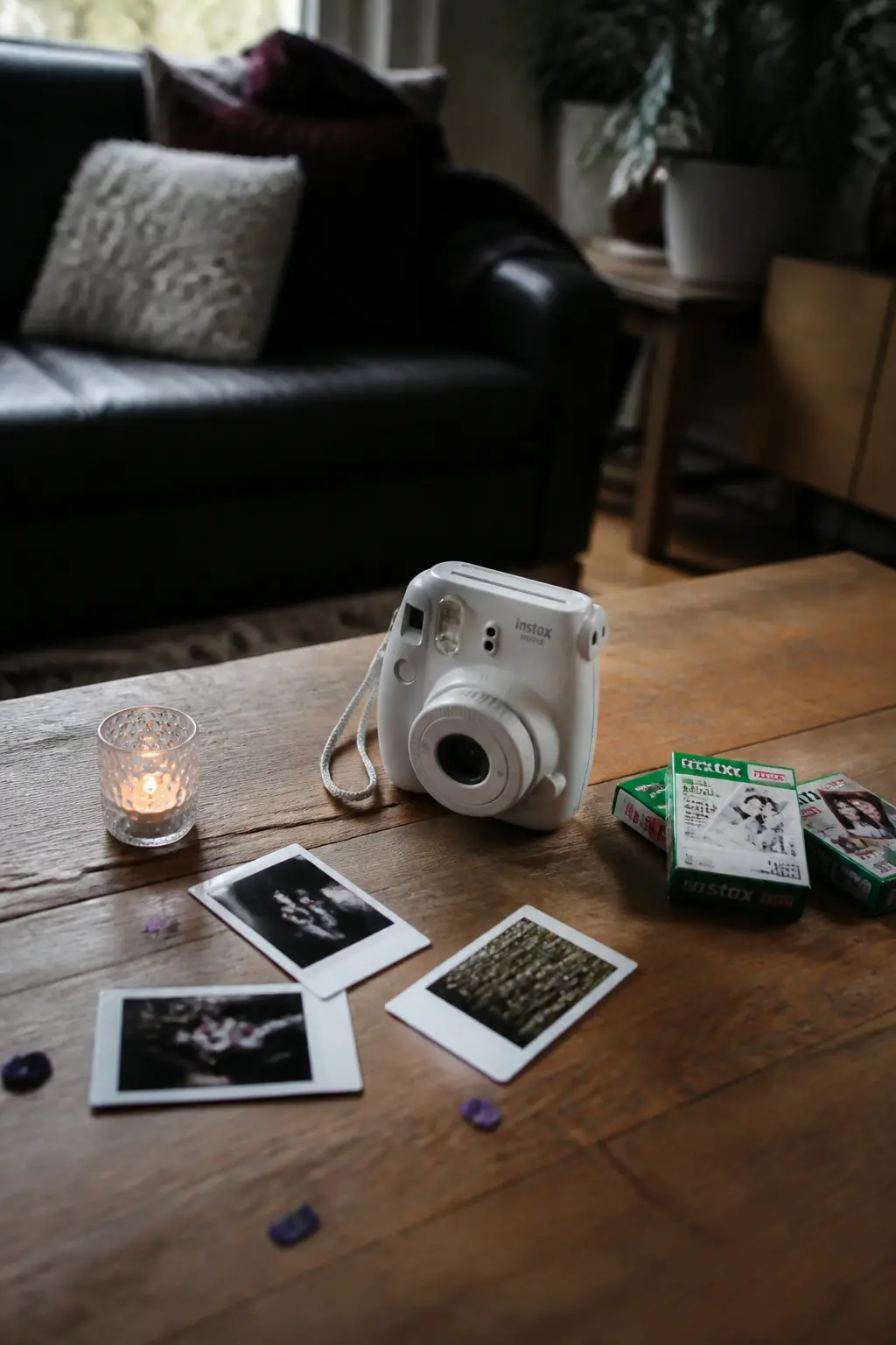 Instant Camera Left on the Table