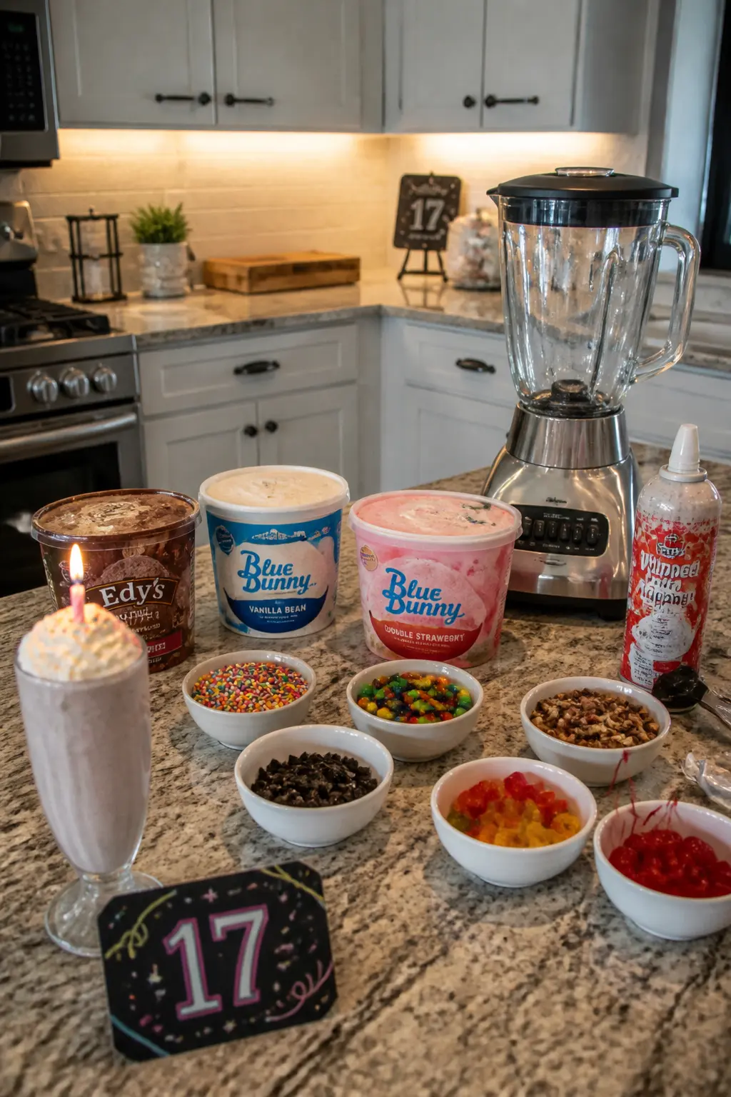 Milkshake Bar in the Kitchen