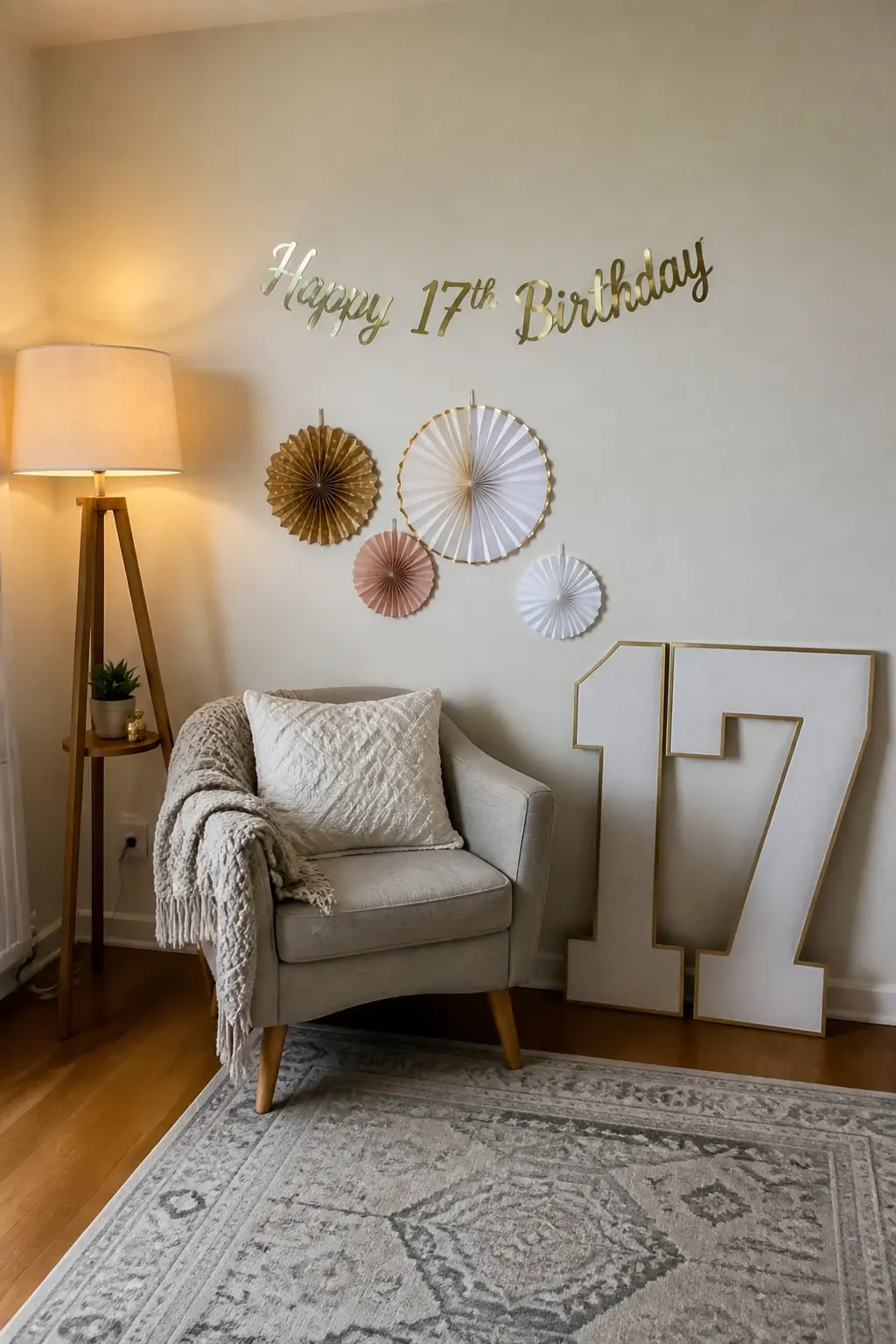 Photo Corner Against One Blank Wall