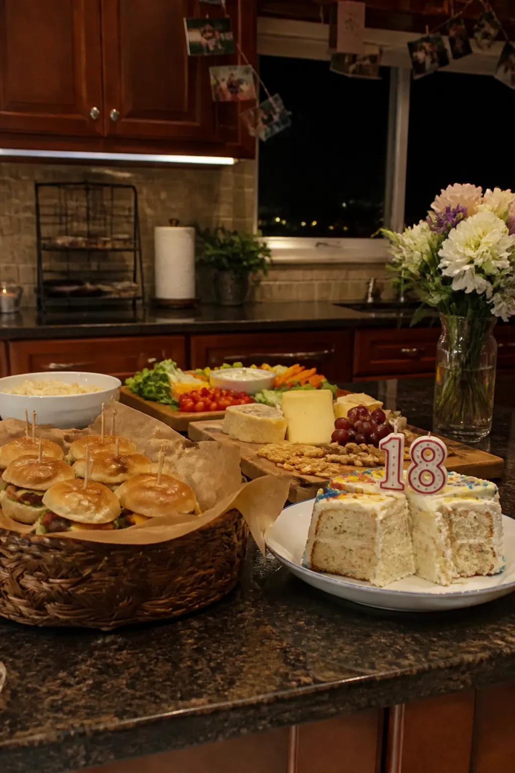 Late Night Food Table at Eleven