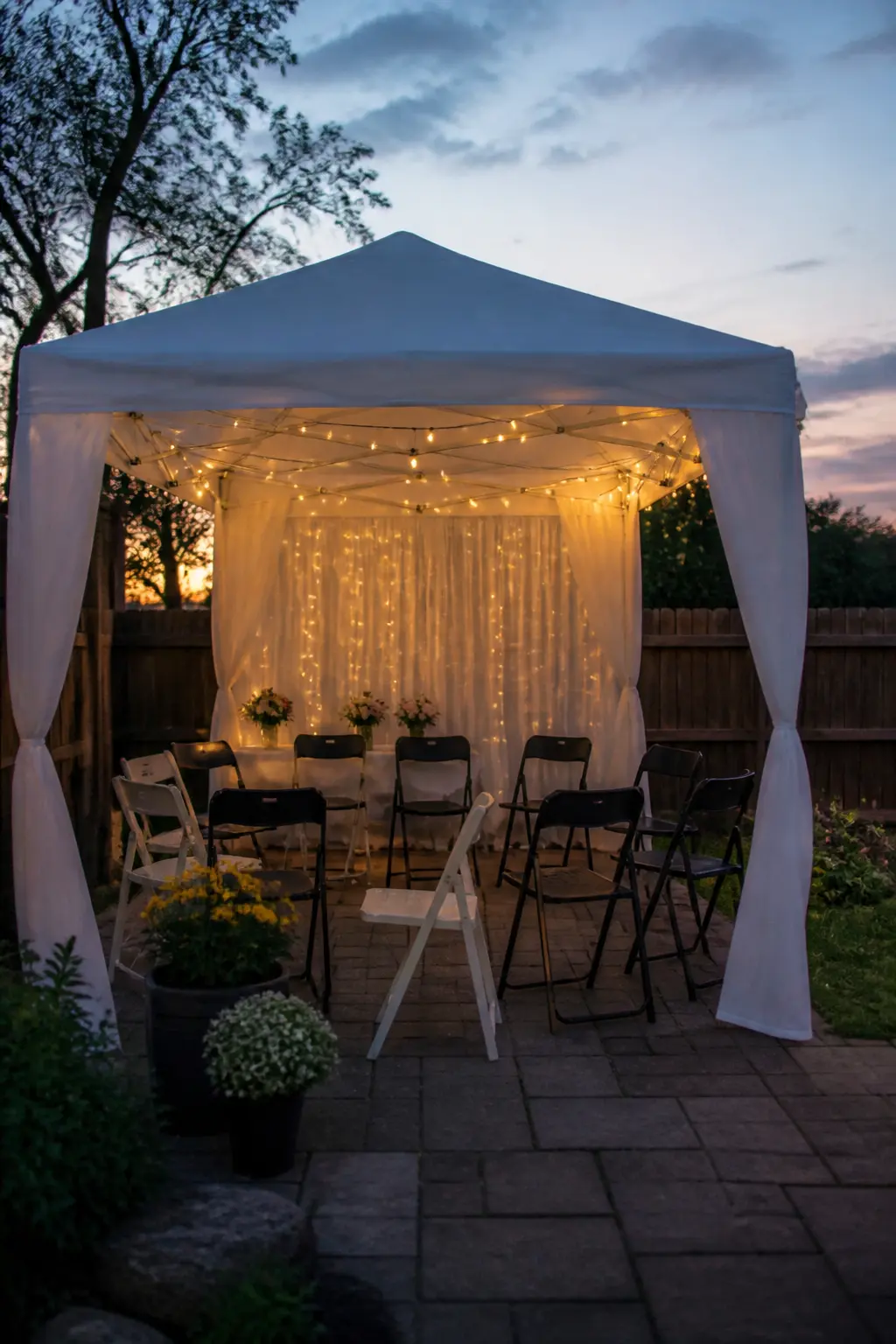 Marquee or Gazebo Over the Patio