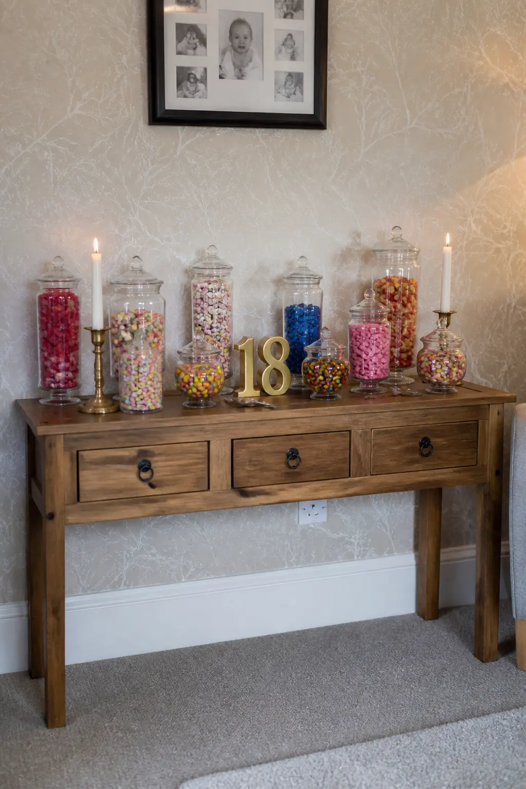 Sweet Cart Built From Jars