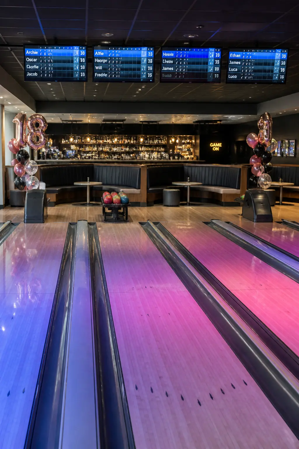 Bowling Alley Lanes Booked Out