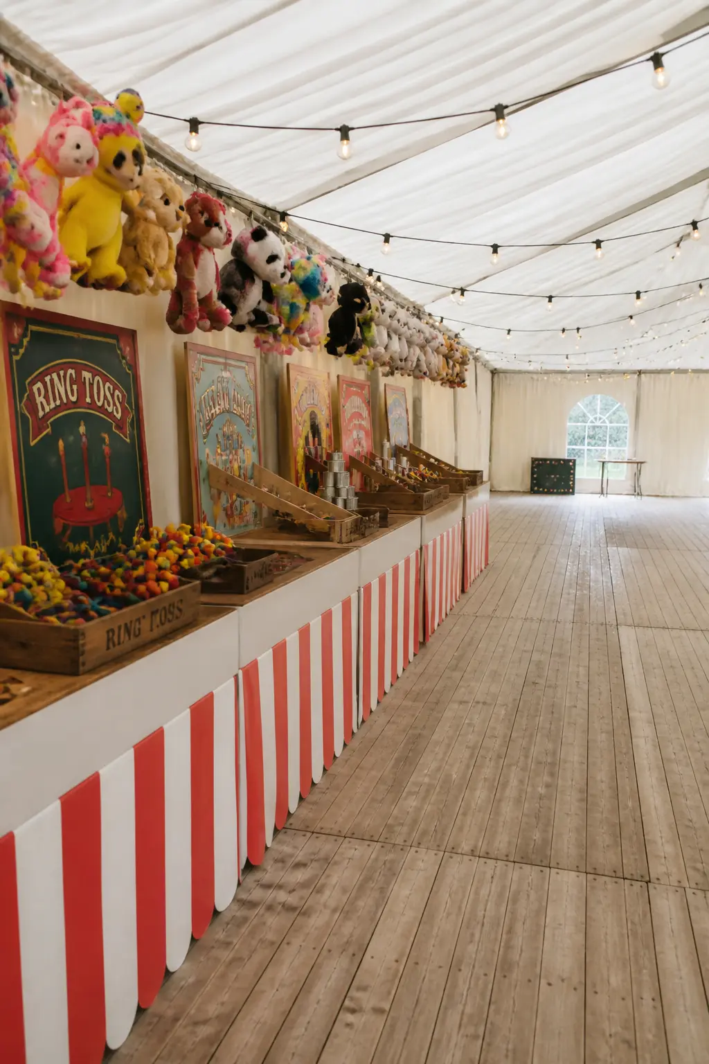Fairground Style Games in the Marquee