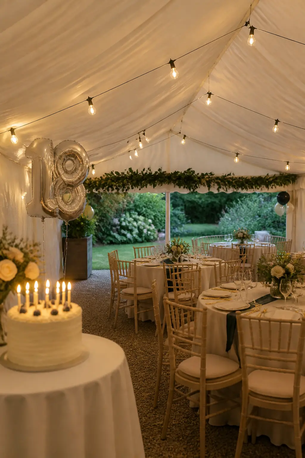Marquee in the Garden