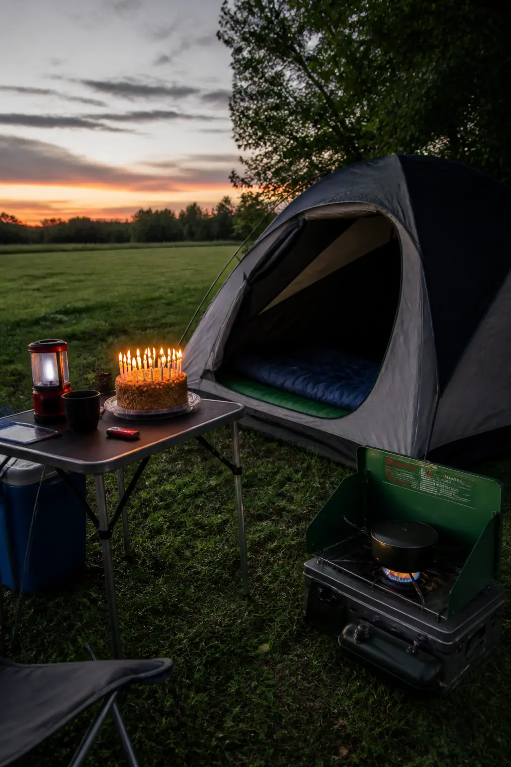 Camping for One Night