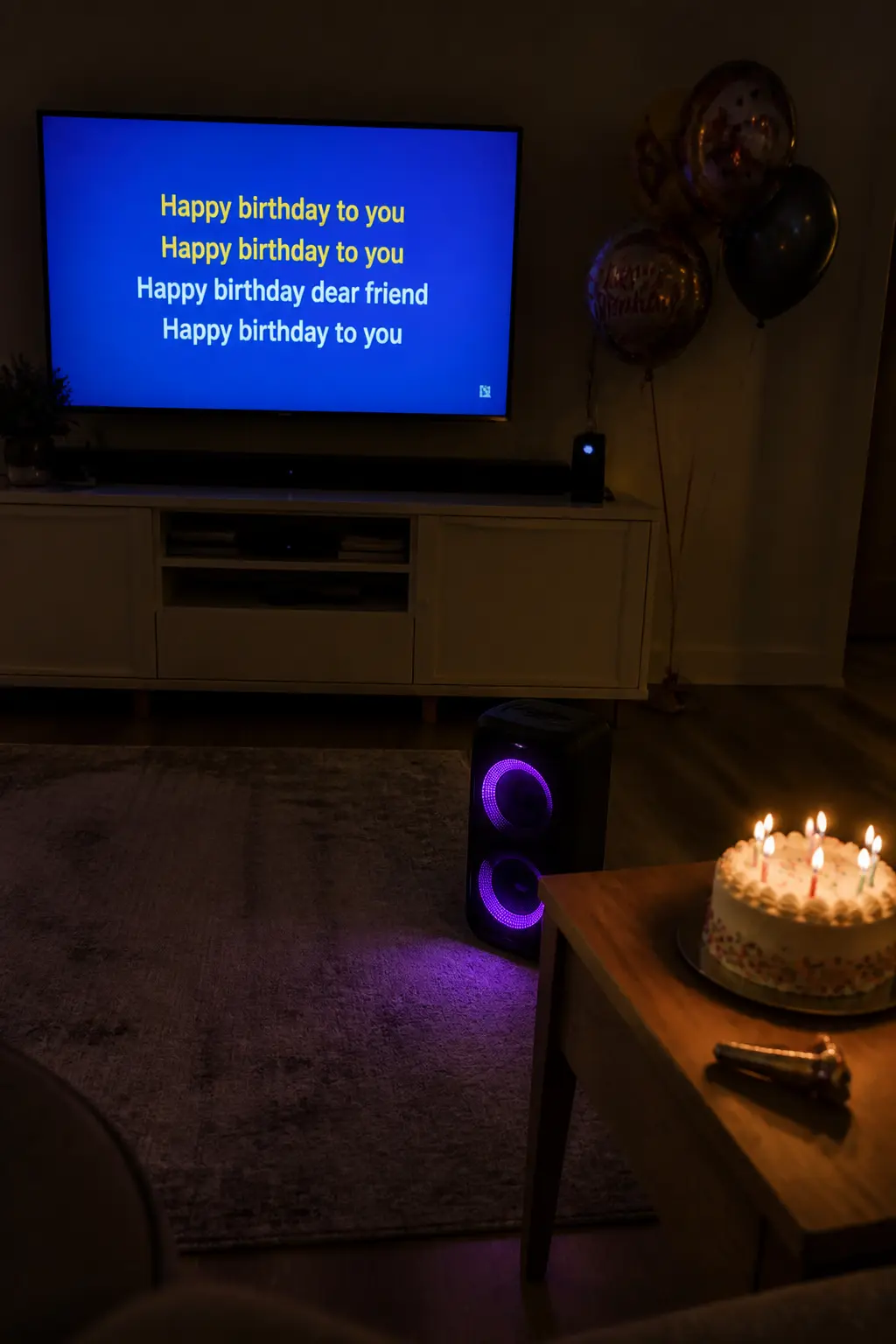 Karaoke From a Speaker