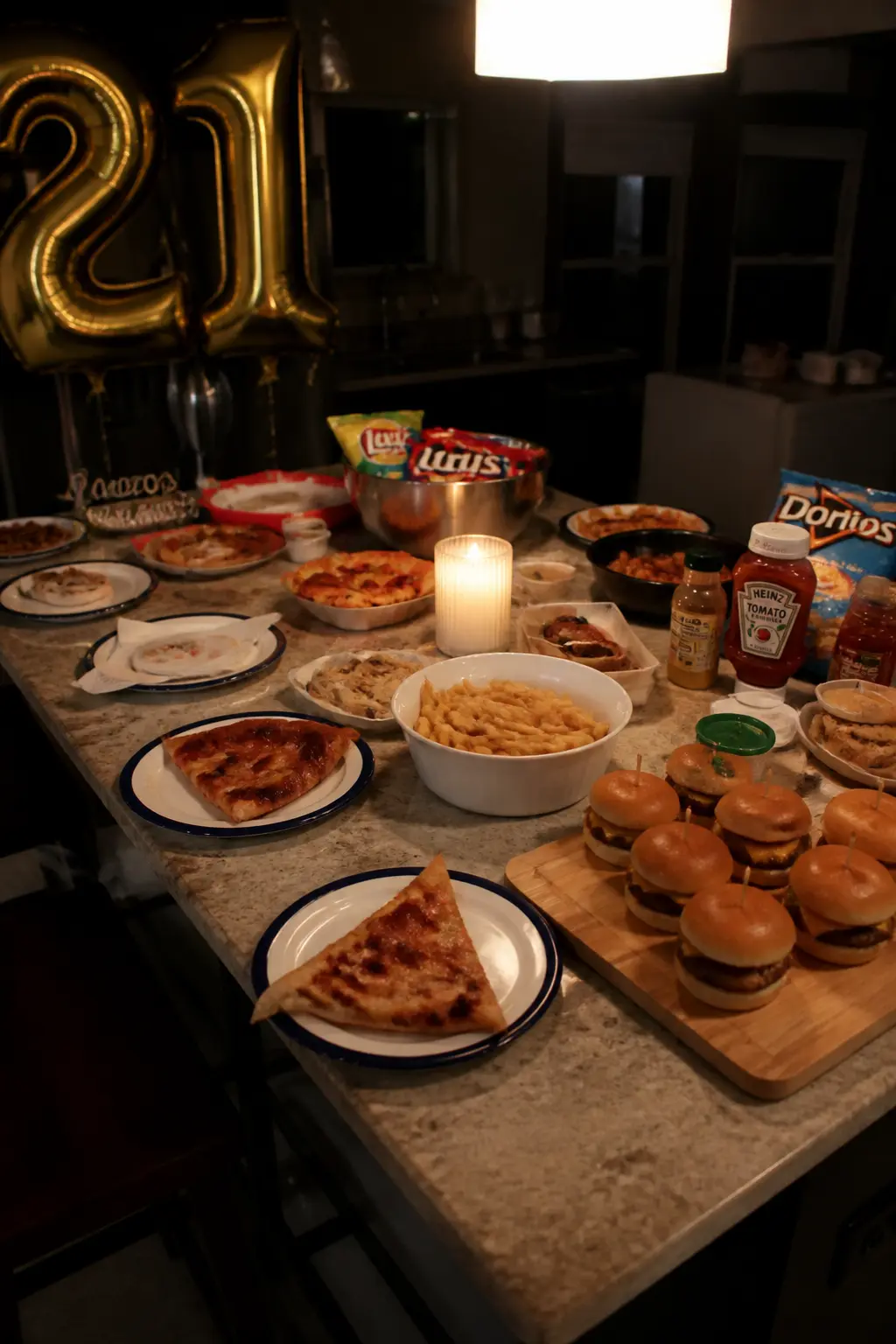Late Night Food Table at Eleven