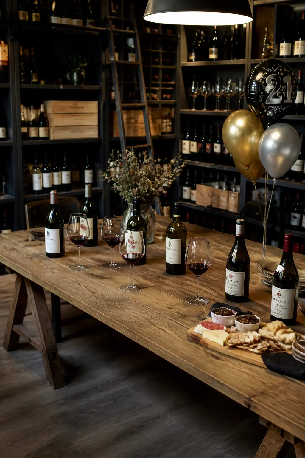 Wine Merchant Tasting at the Table
