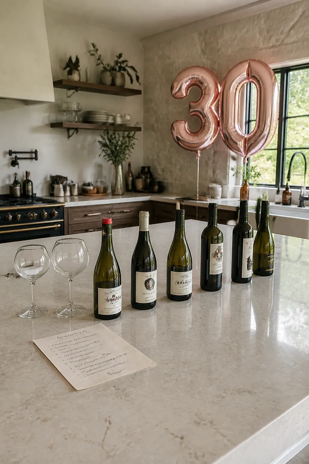 Natural Wine Tasting Around the Kitchen Island