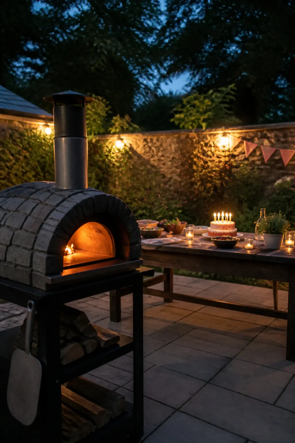 Pizza Oven in the Garden