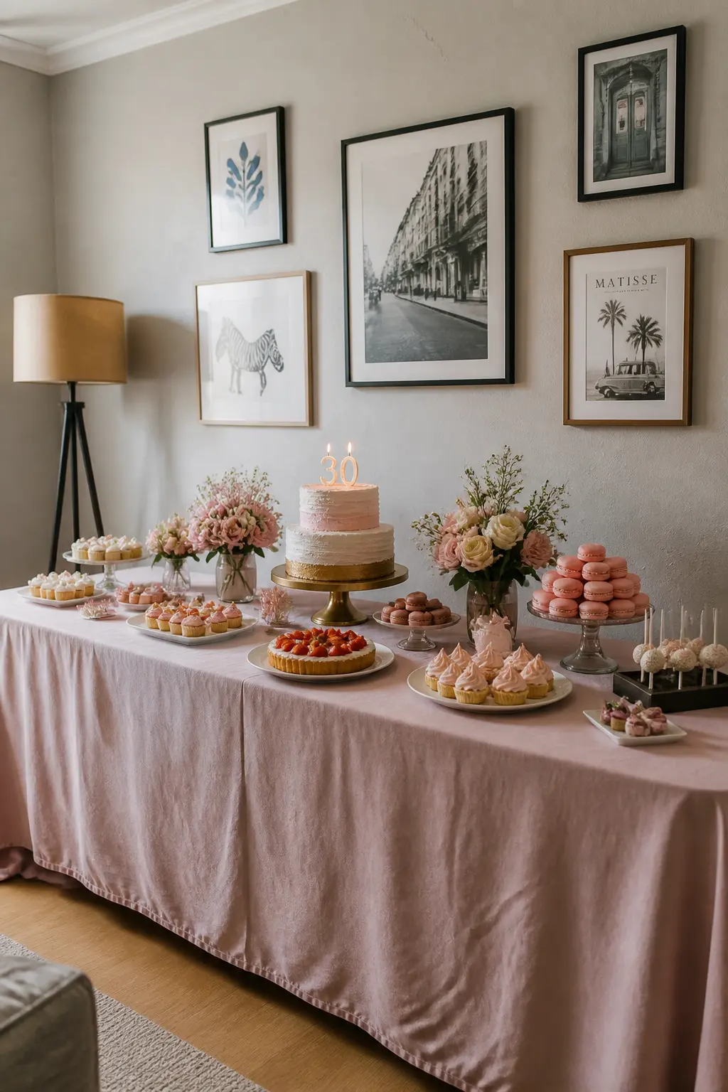 Dessert Table Ordered From a Baker