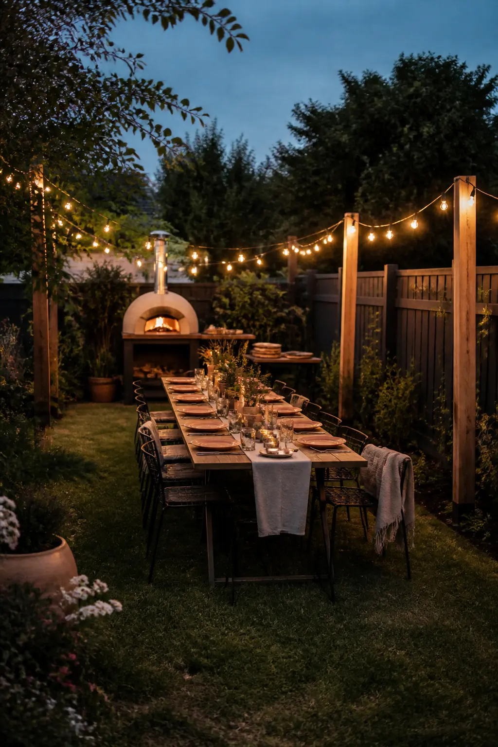 Pizza Oven in the Garden