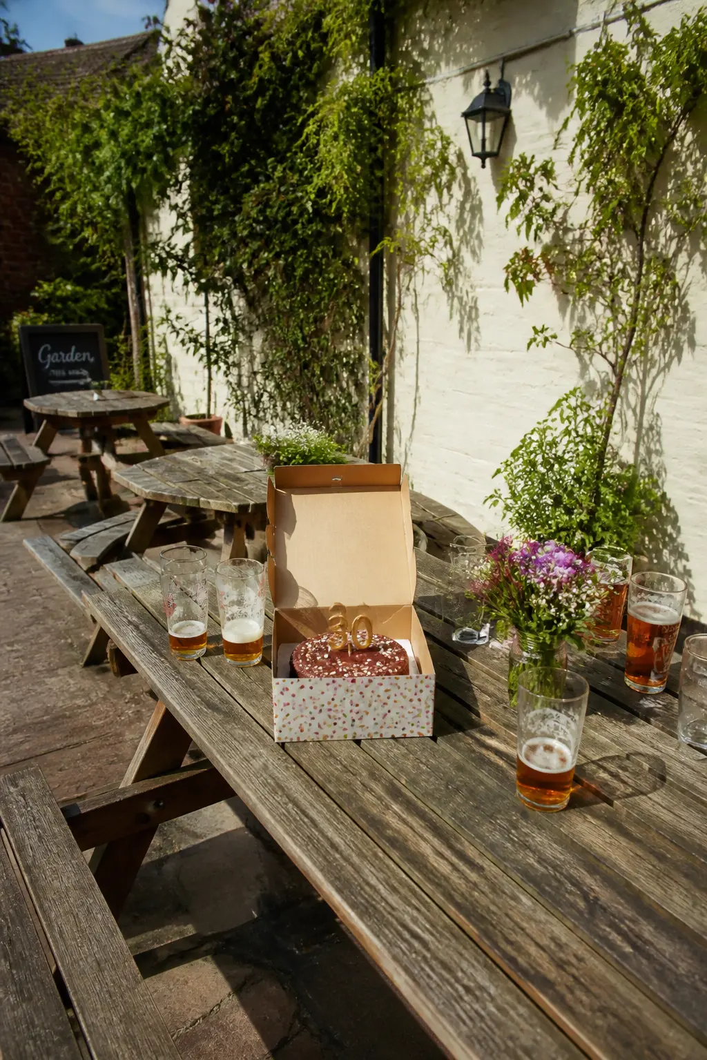 Afternoon in a Pub Garden