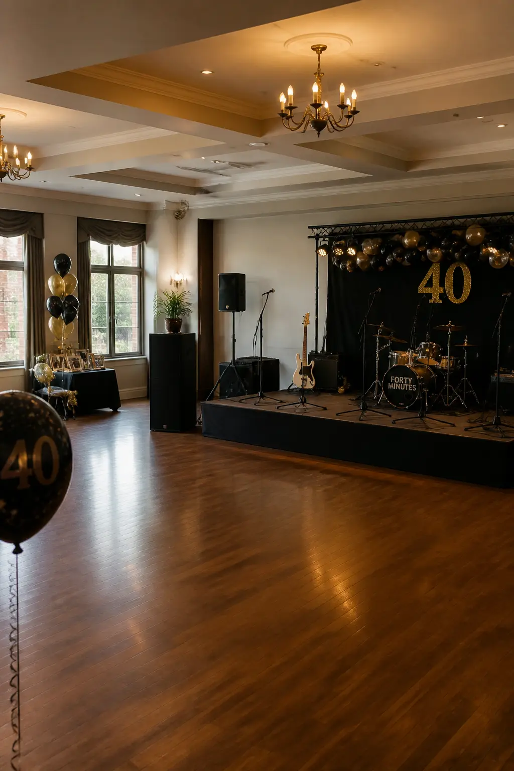 Live Band for Forty Minutes