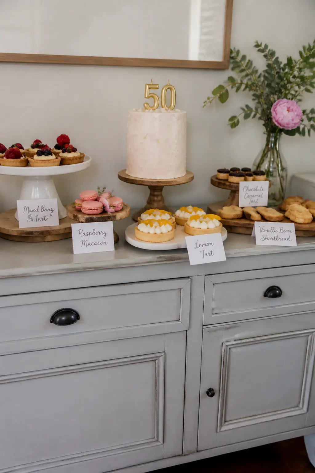 Dessert Table Ordered From a Baker