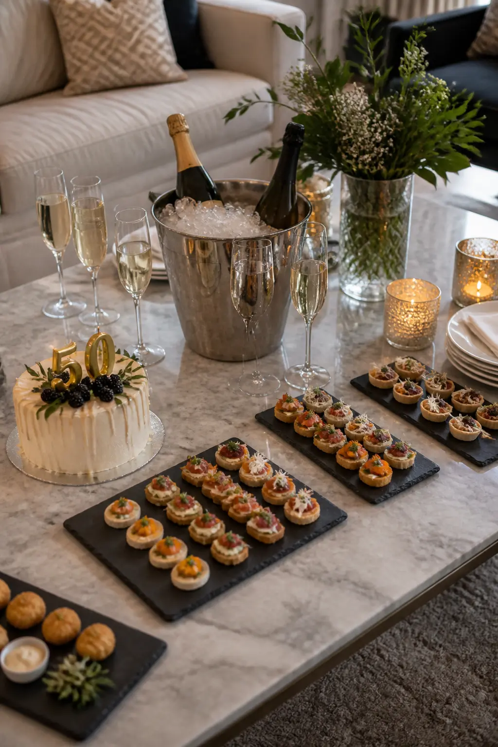 Fizz and Canapés Hour