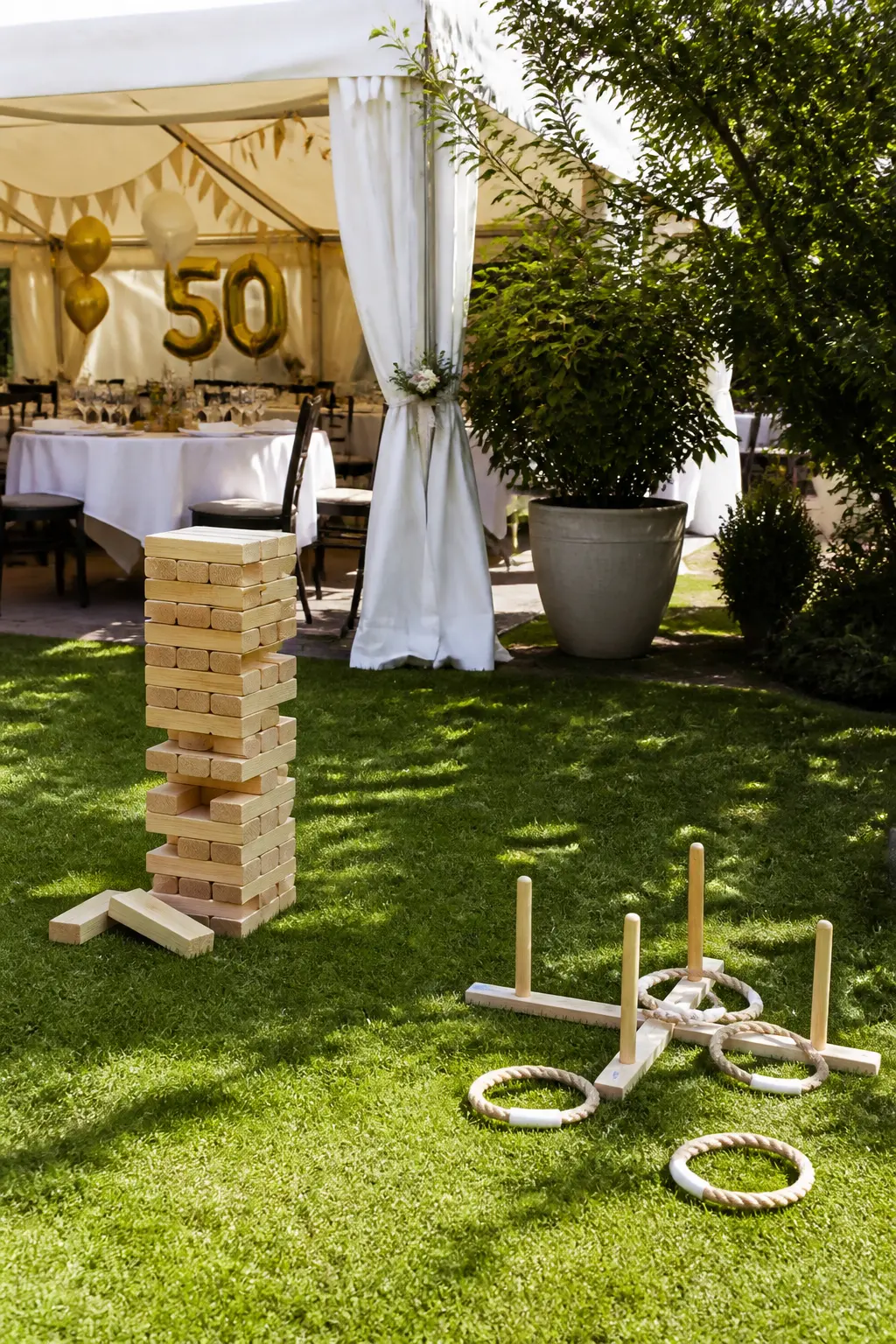 Garden Games for the Younger Guests