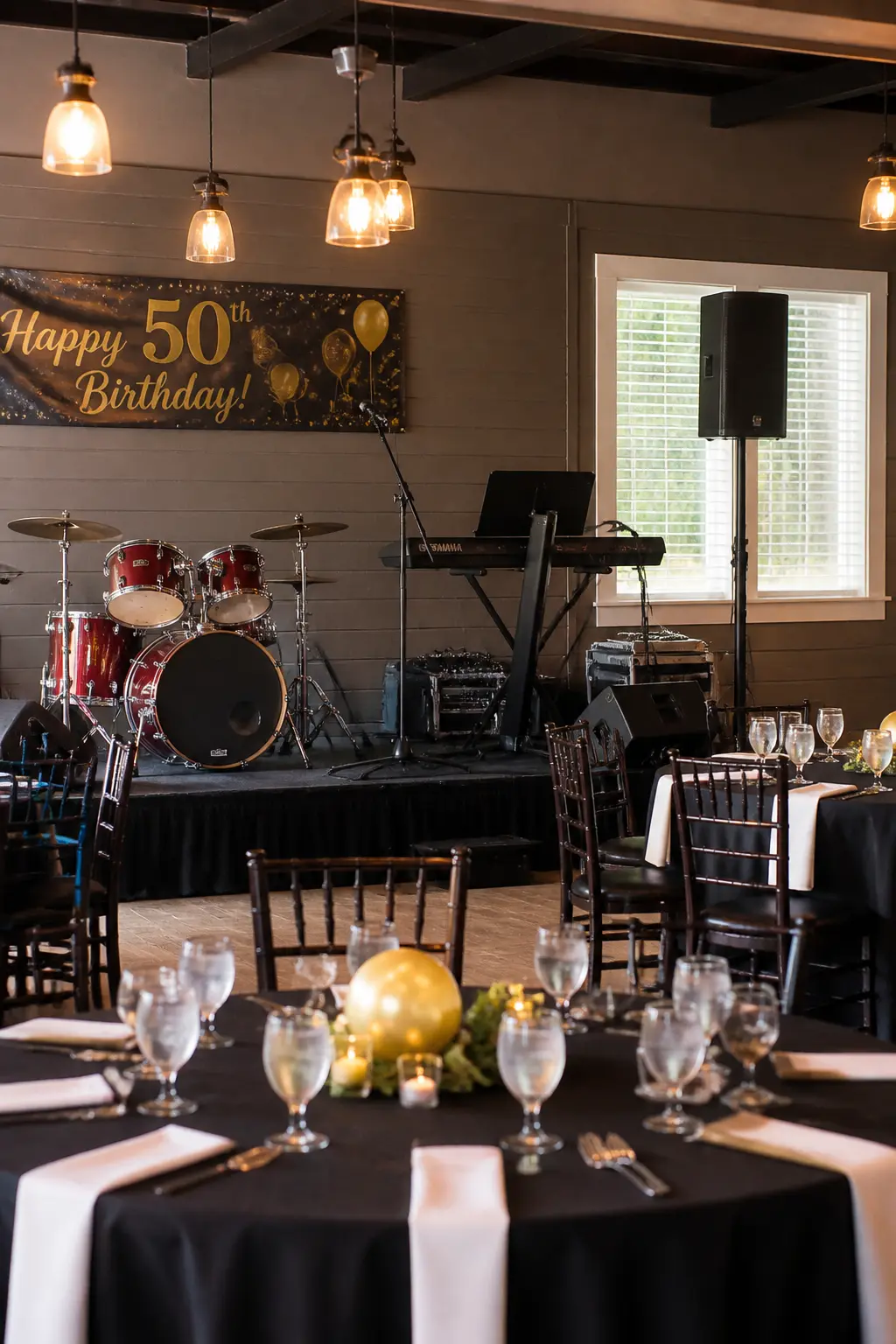 Live Band Playing Two Sets