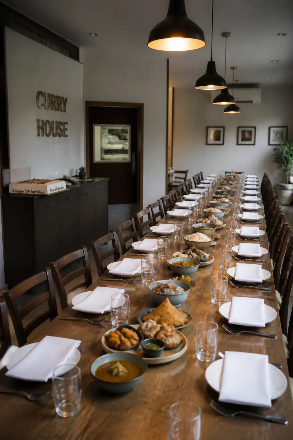 Curry House Long Table