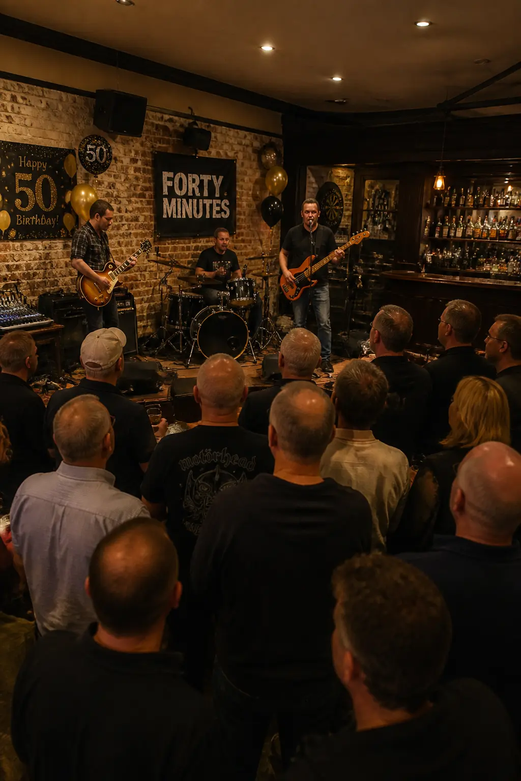 Live Band for Forty Minutes