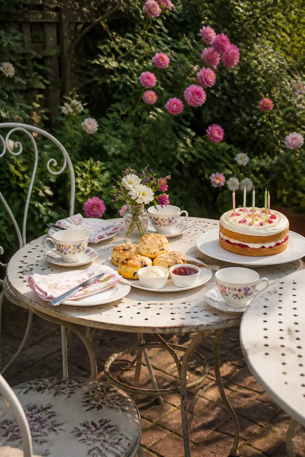 Cream Tea in the Garden