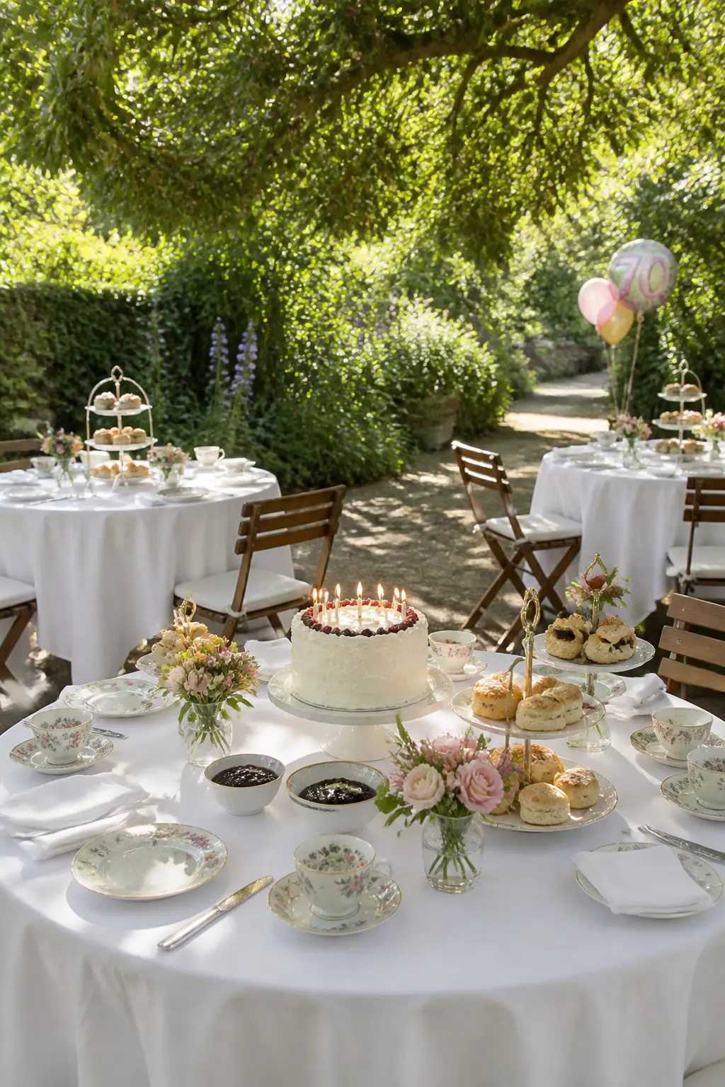 Cream Tea in the Garden