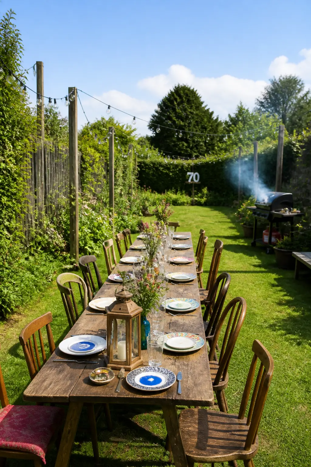 Barbecue in the Garden All Afternoon