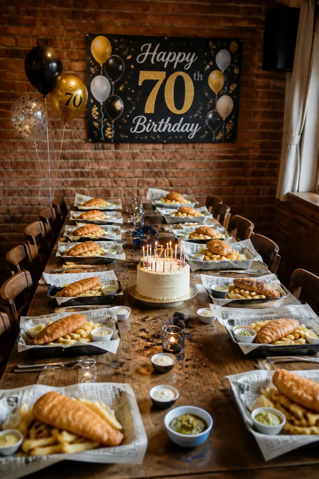 Fish and Chips Supper for Twenty