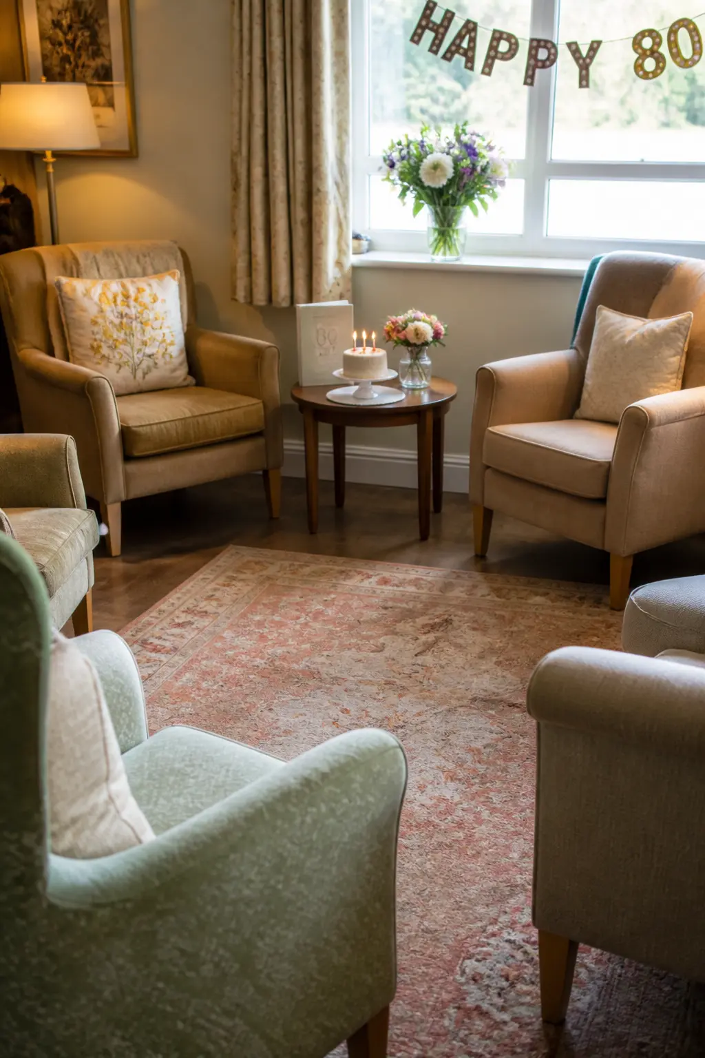 Care Home Lounge Booked for the Afternoon