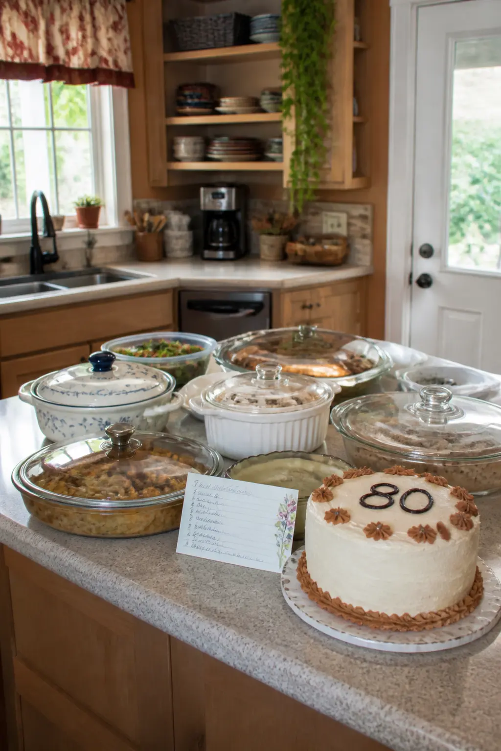 Her Own Recipes Cooked by the Family