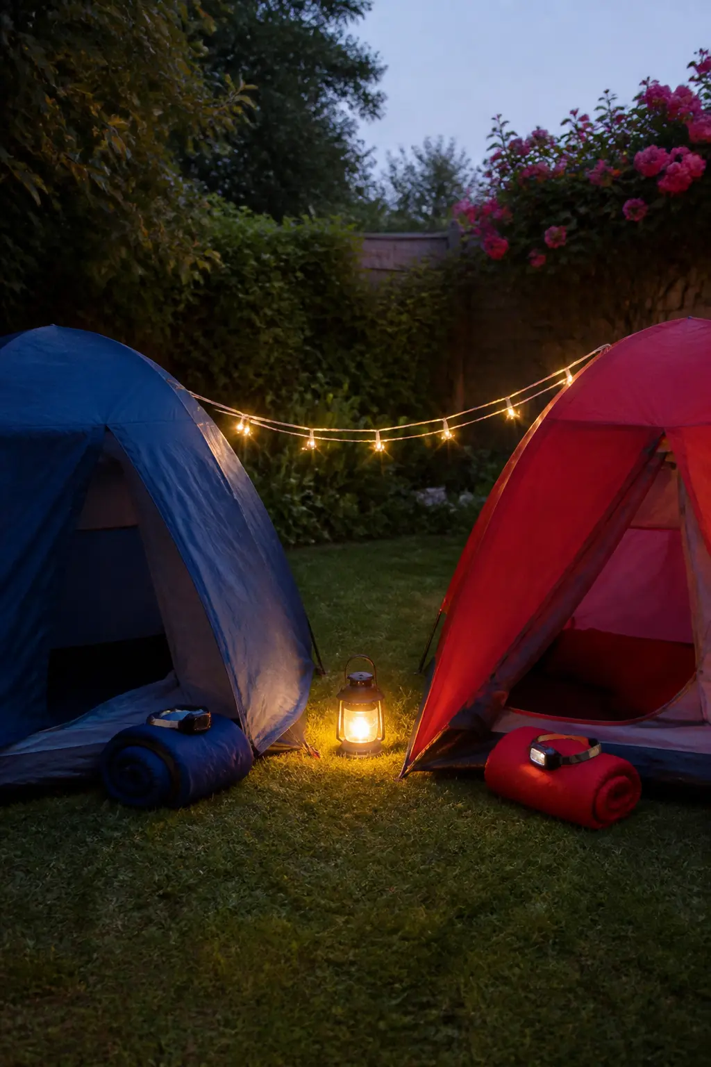 Camping Overnight in the Garden