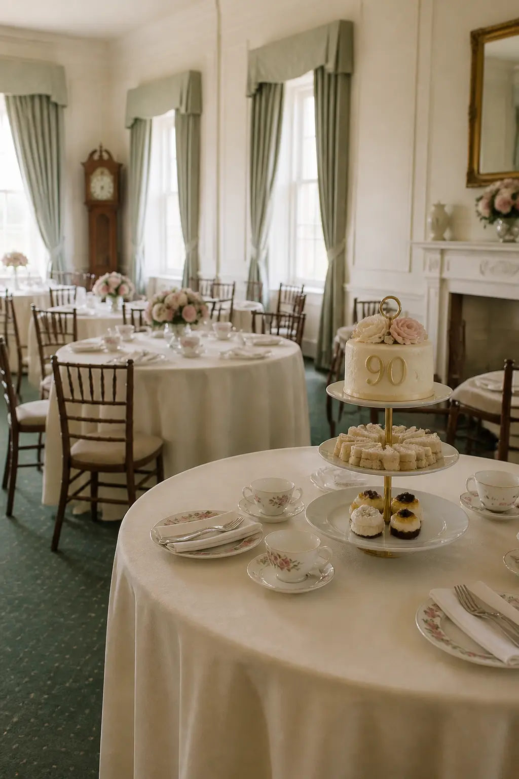 Afternoon Tea Running Ninety Minutes