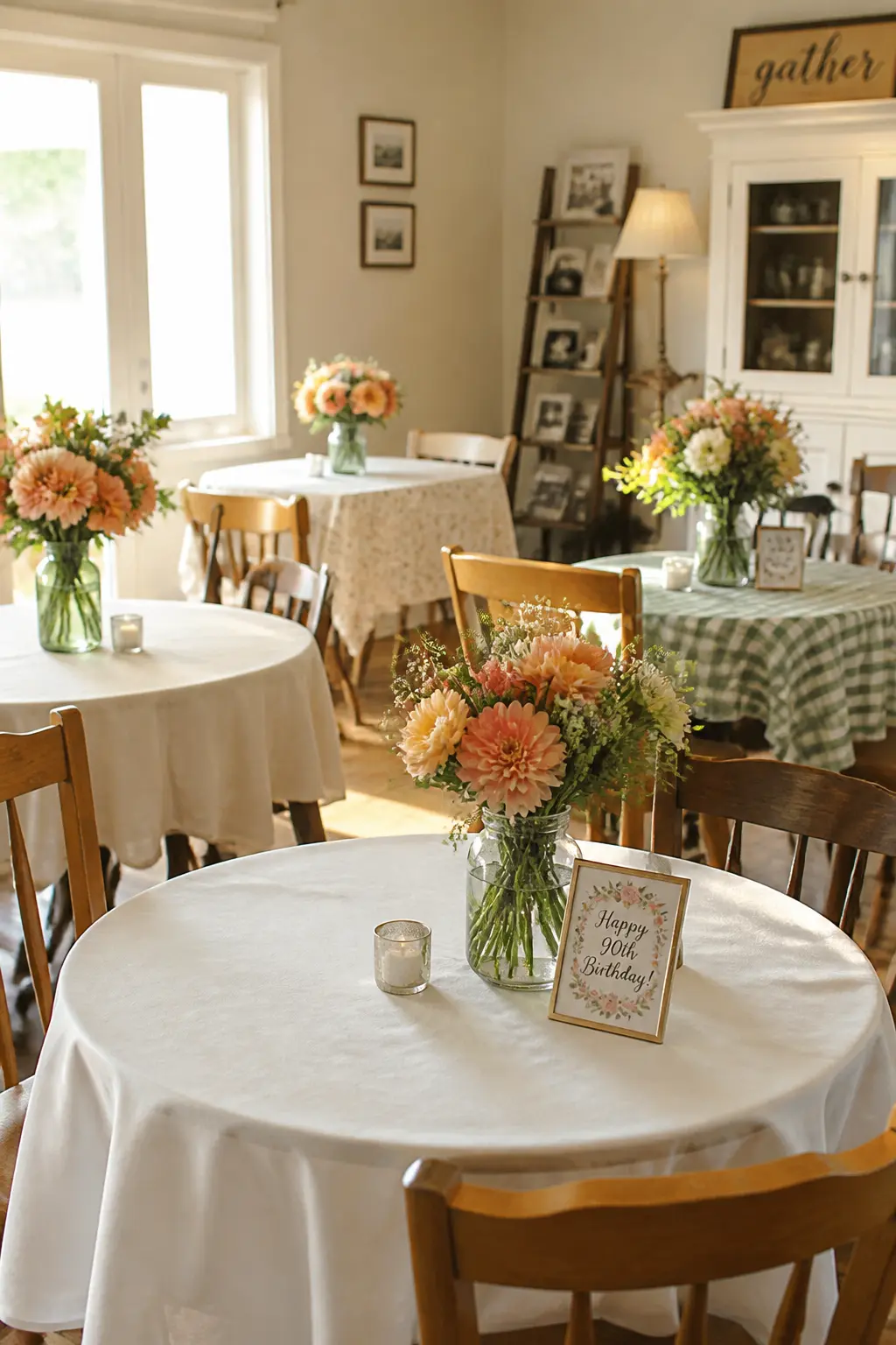 Flowers From the Garden on Every Table