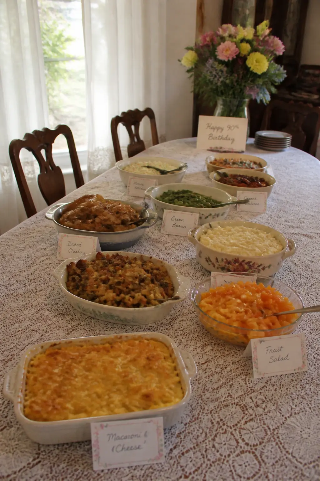 Her Own Recipes Cooked by the Family