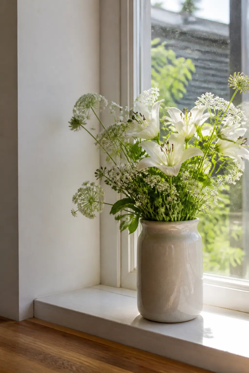 A Single Bunch of Flowers From the Garden