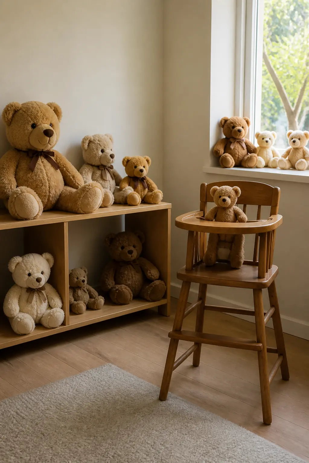 Teddy Bears as the Only Decoration