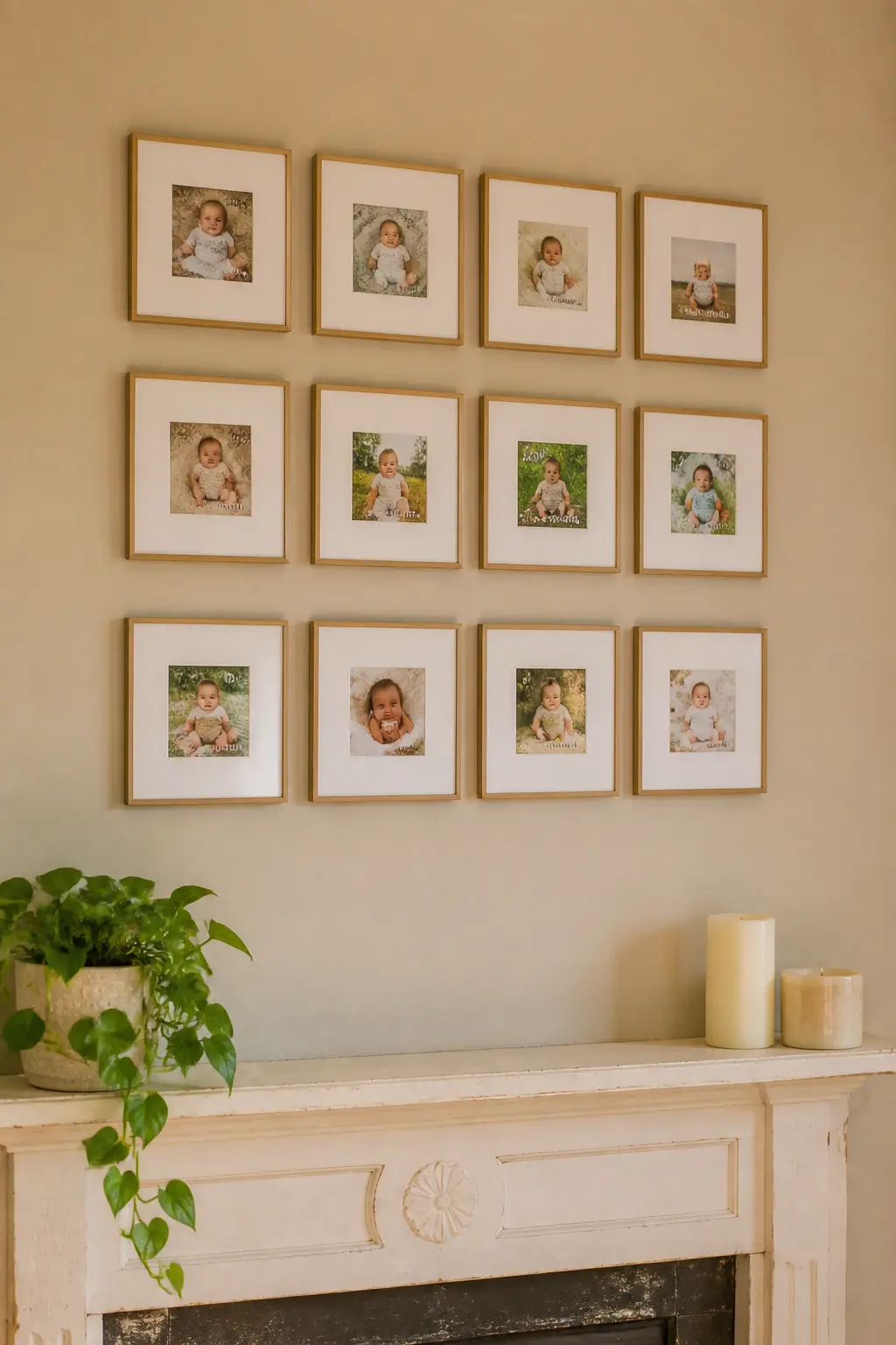 The Year in Twelve Small Frames