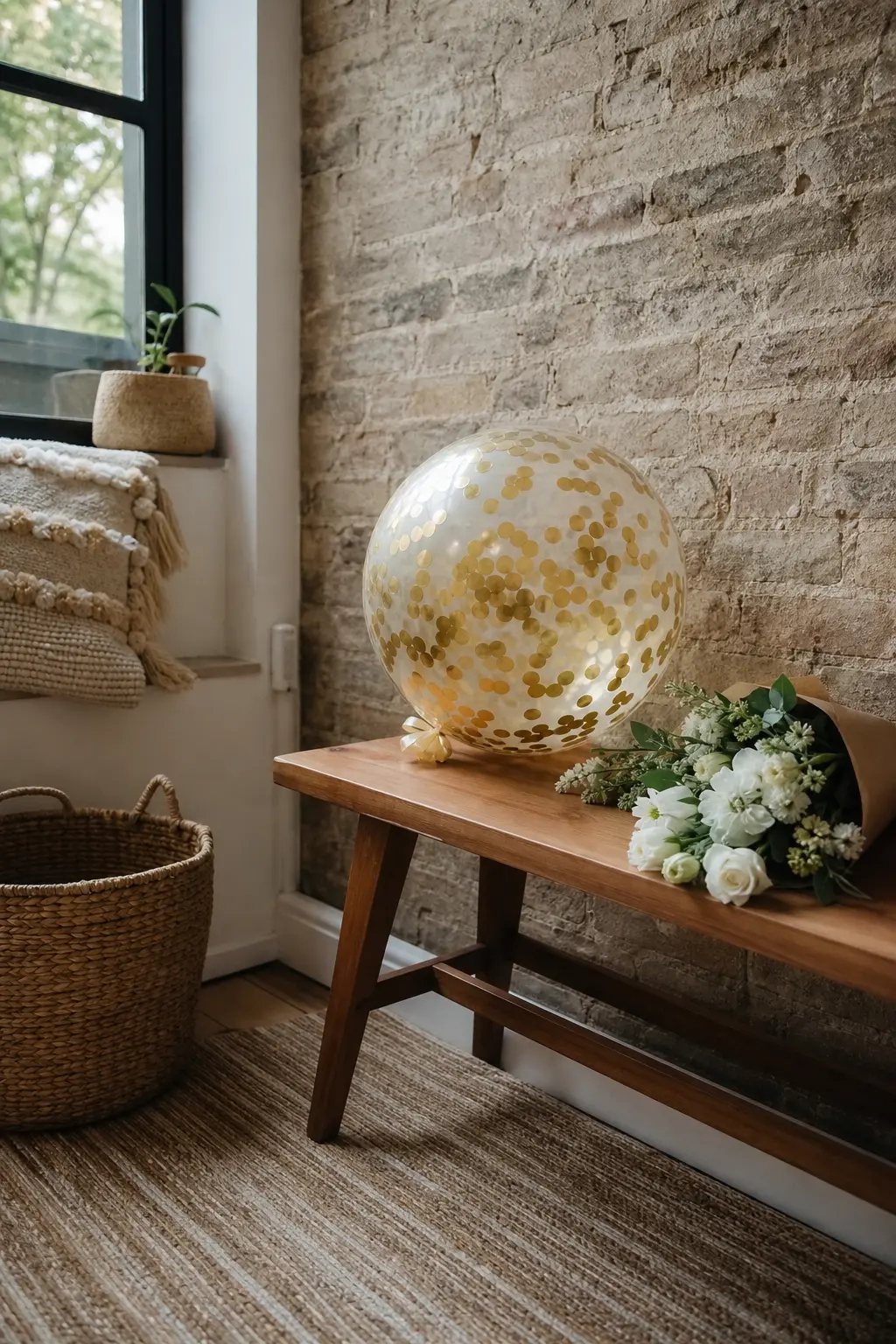 Single Confetti Balloon