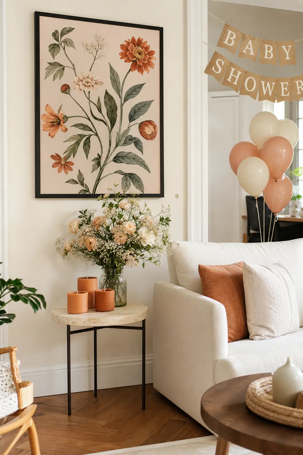 Artwork Left Up, Palette Chosen to Match