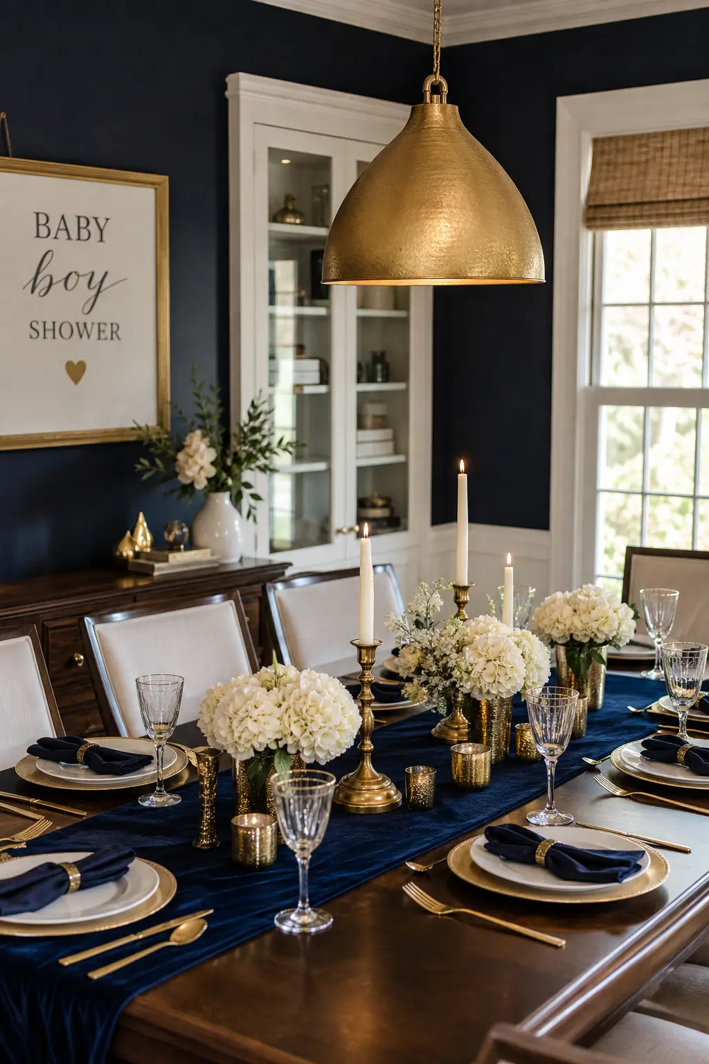 Navy and Gold