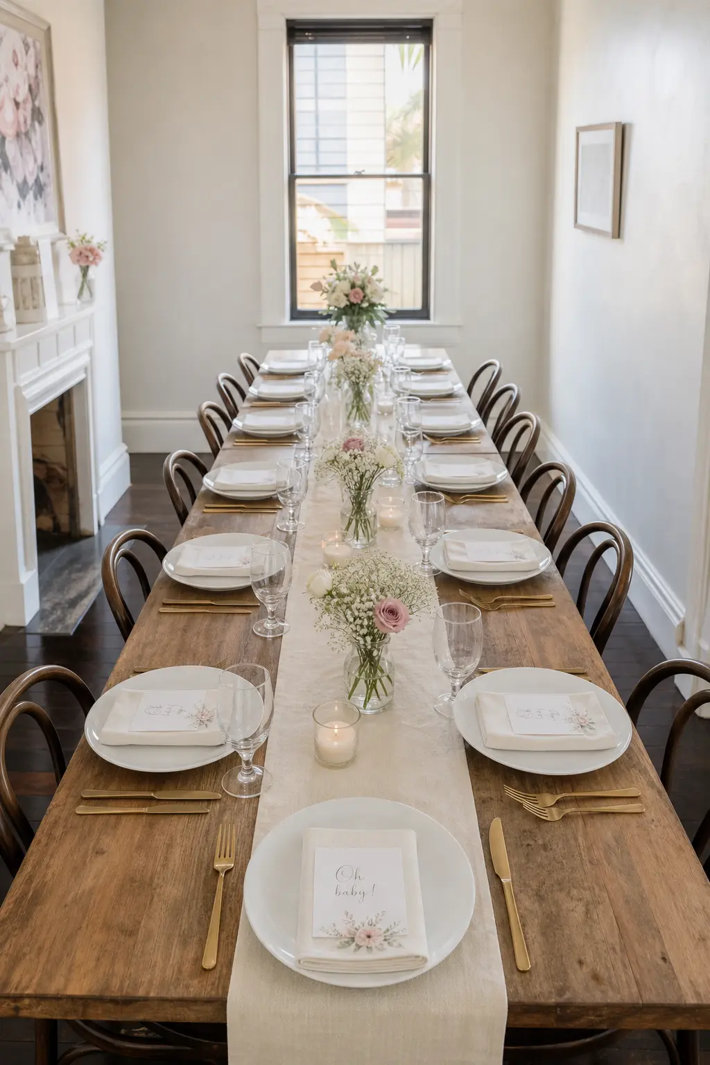 Place Settings Styled Identically at Every Seat