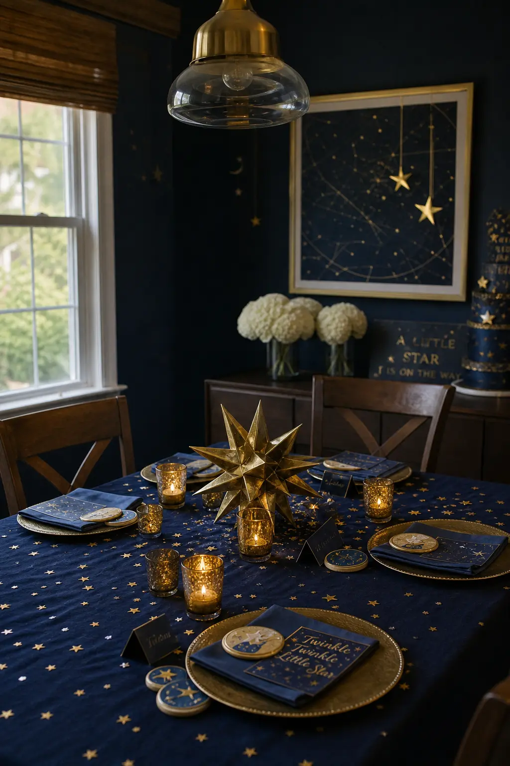 Celestial Navy and Gold