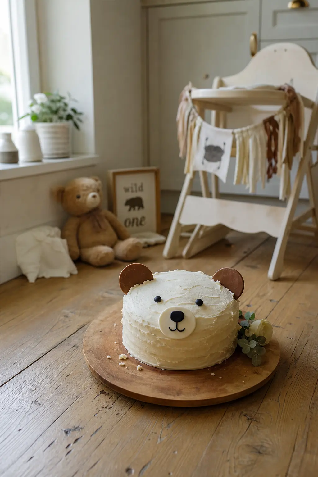 Bear Shaped Smash Cake