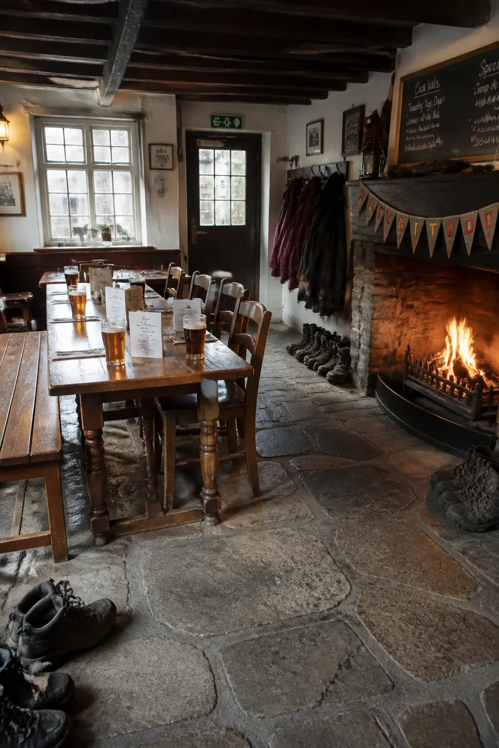 Walking Loop Ending at a Pub