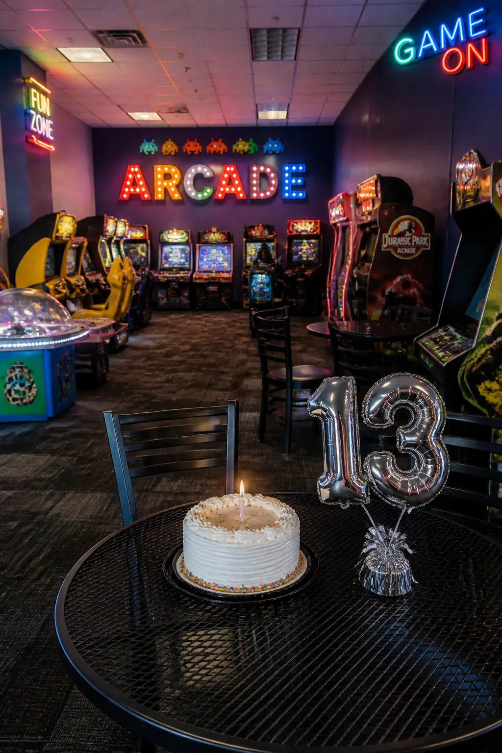 Arcade Afternoon in Town